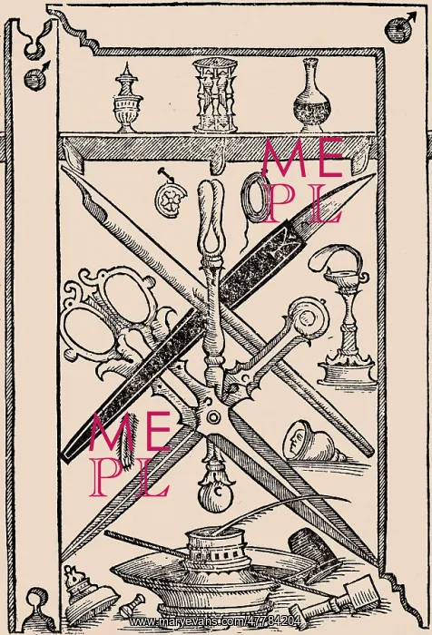 : Palatino's Writing Implements, 1540 : Palatino's Writing Implements, 1540