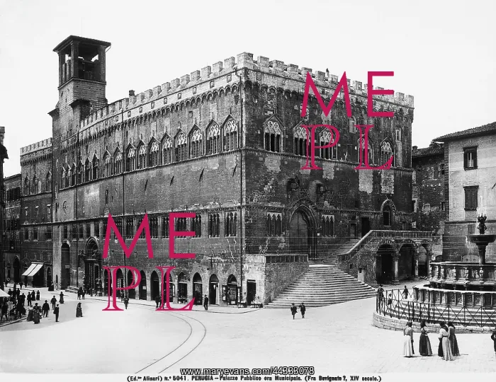 : Italy. Palazzo dei Priori, Perugia : Italy. Palazzo dei Priori, Perugia