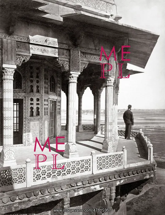  : Palce of Akbar, Agra, India c.1870's