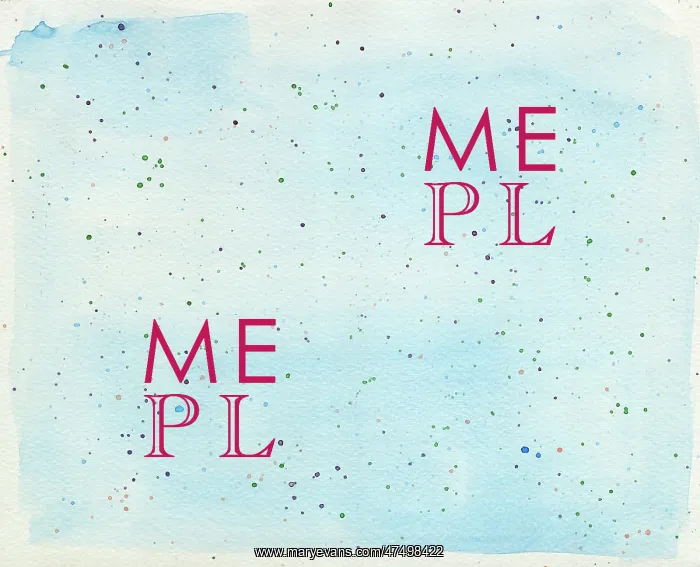  : Pale blue splattered background texture