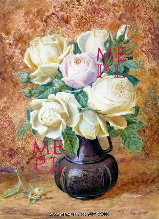 : Pale yellow and pink roses in a vase : Pale yellow and pink roses in a vase
