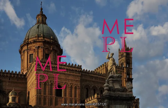 : Palermo Cathedral, Palermo, Sicily, Italy : Palermo Cathedral, Palermo, Sicily, Italy