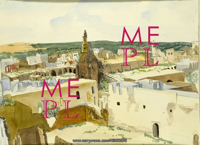 : Palestine, by Richard Carline : Palestine, by Richard Carline