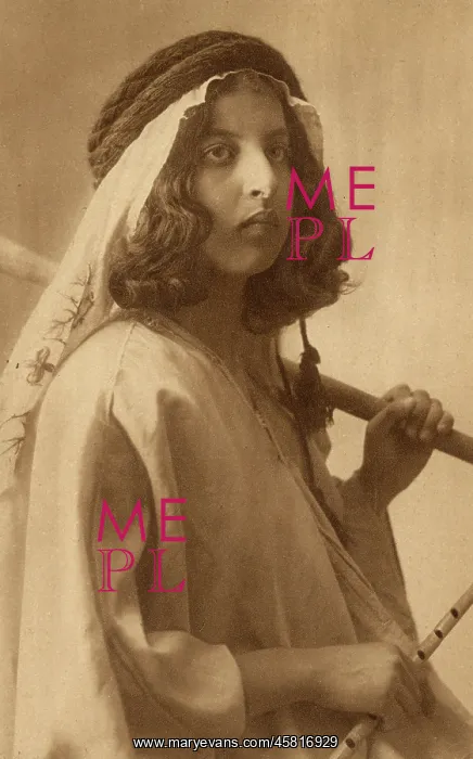  : A Palestinian Shepherdess in the Holy Land