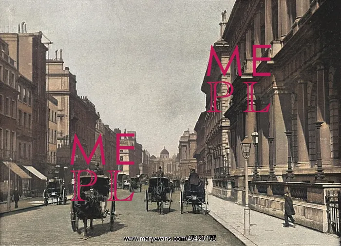 : PALL MALL. Looking east towards Trafalgar Square : PALL MALL. Looking east towards Trafalgar Square