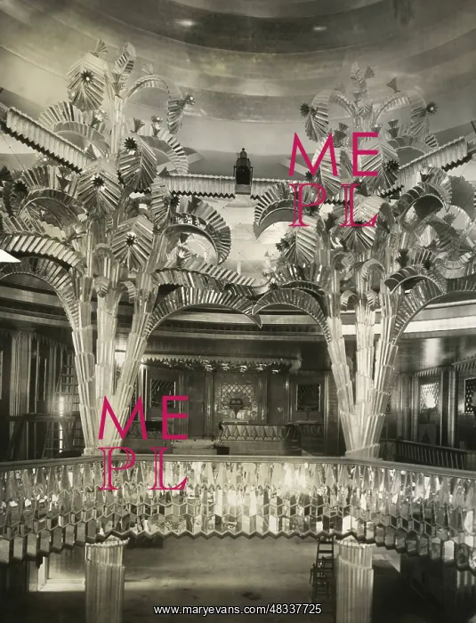: Palm Hall in the House of Nations in Berlin, 1929 : Palm Hall in the House of Nations in Berlin, 1929