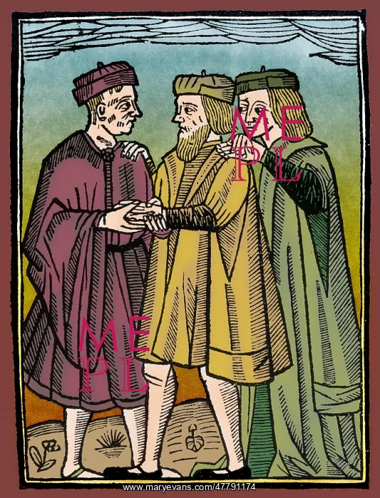 : Palm Reading, 16th Century : Palm Reading, 16th Century