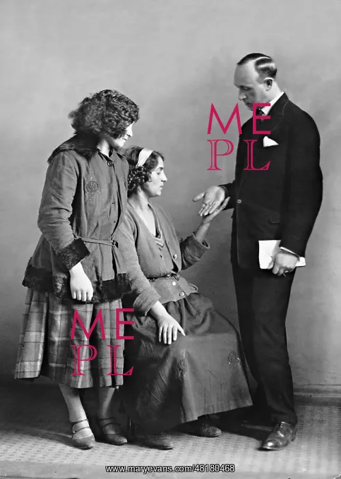 : Palm reading, 1935 : Palm reading, 1935