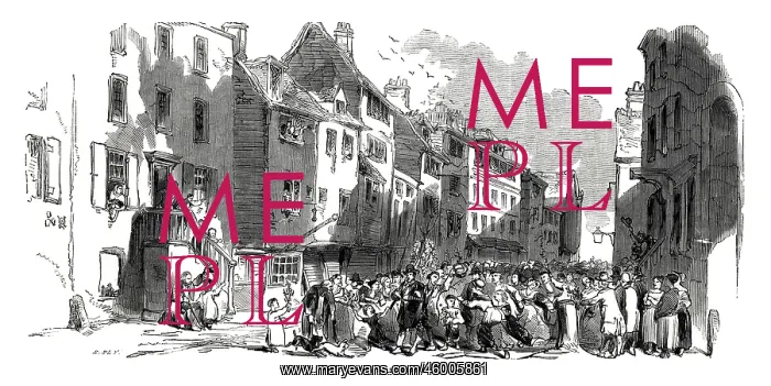 : Palm Sunday Procession in Spitalfields, London, 1844 : Palm Sunday Procession in Spitalfields, London, 1844