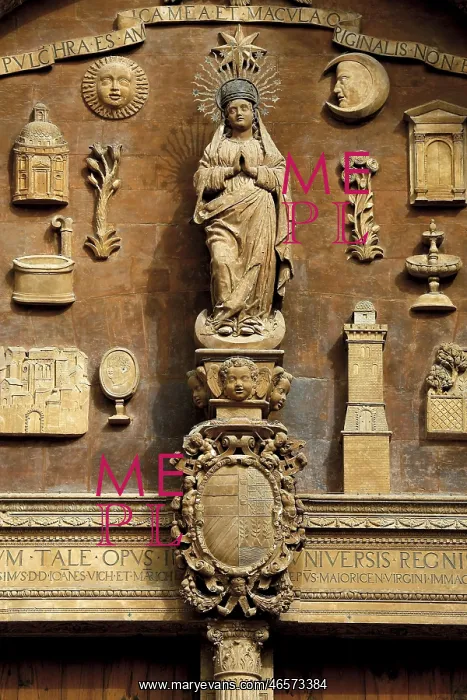 : Palma de Majora Cathedral. ca. 1230-1613. SPAIN : Palma de Majora Cathedral. ca. 1230-1613. SPAIN