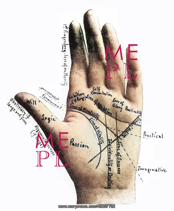 : Palmistry chart by Cheiro : Palmistry chart by Cheiro
