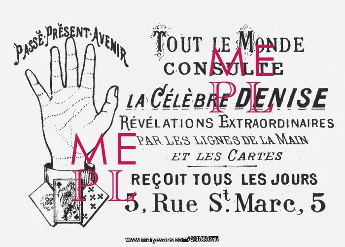 : PALMIST'S ADVERT : PALMIST'S ADVERT
