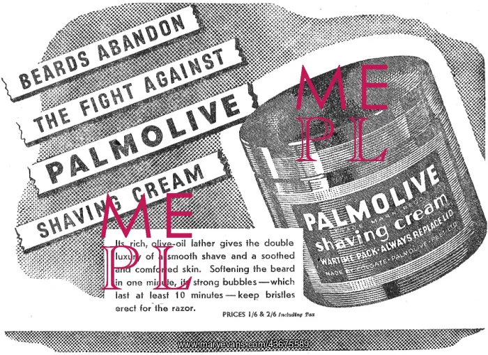 : Palmolive Shaving Cream : Palmolive Shaving Cream