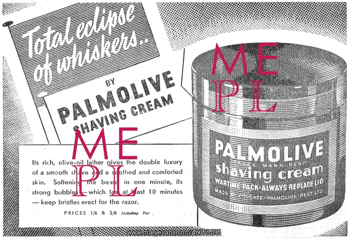 : Palmolive Shaving Cream : Palmolive Shaving Cream