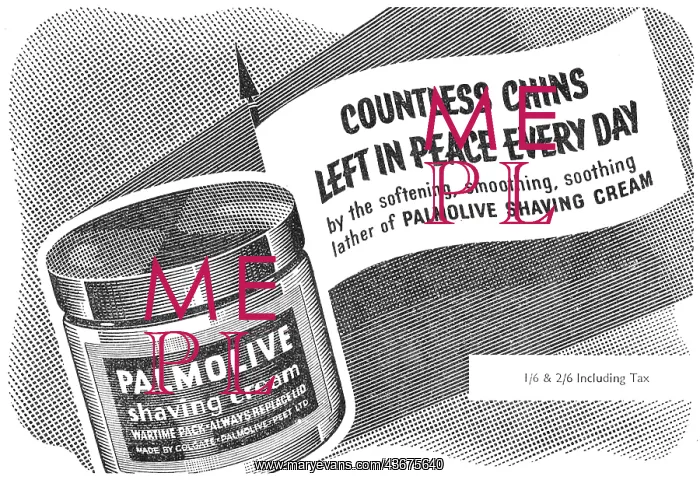 : Palmolive Shaving Cream : Palmolive Shaving Cream