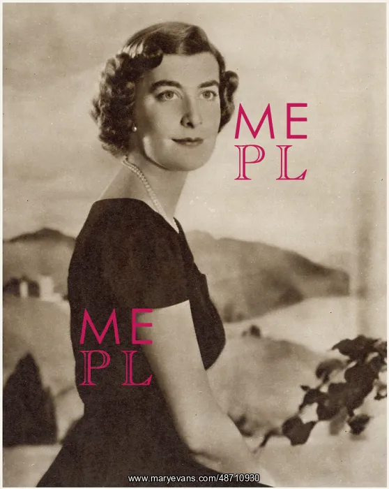 : Pamela Mountbatten by Yevonde : Pamela Mountbatten by Yevonde