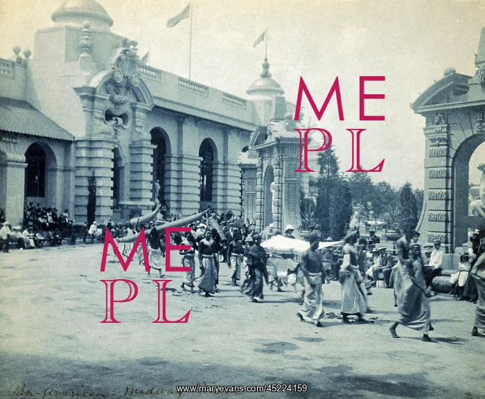 : Pan-American Exposition. A parade of African ? : Pan-American Exposition. A parade of African ?