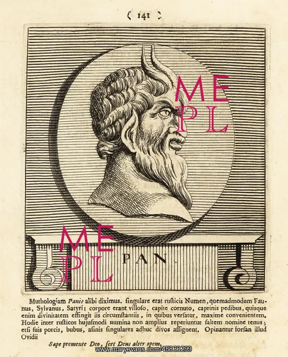 : Pan, ancient Greek god of nature : Pan, ancient Greek god of nature
