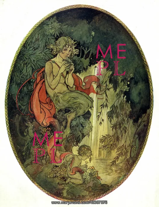 : Pan playing his Pipes