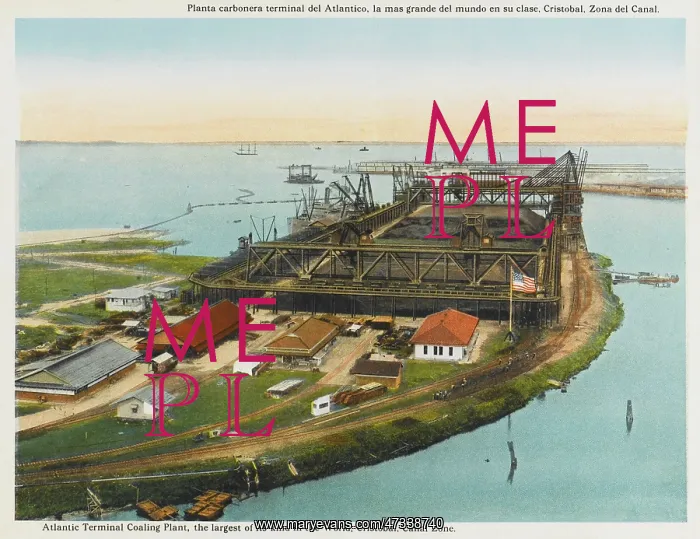 : PANAMA CANAL COALING : PANAMA CANAL COALING