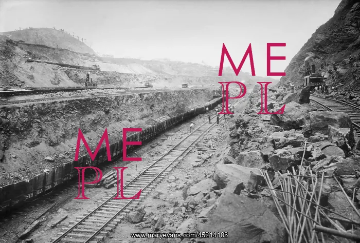 : Panama Canal construction from Gold Hill ? : Panama Canal construction from Gold Hill ?
