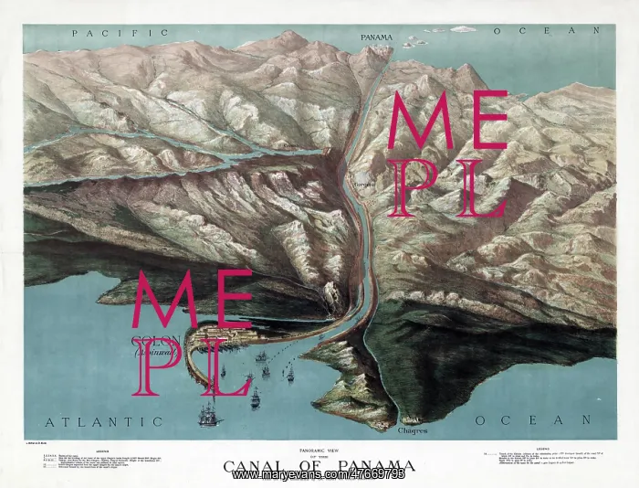 : Panama Canal, Relief, 1881 : Panama Canal, Relief, 1881