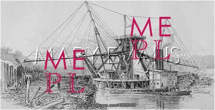 : PANAMA DREDGER 3 1889 : PANAMA DREDGER 3 1889