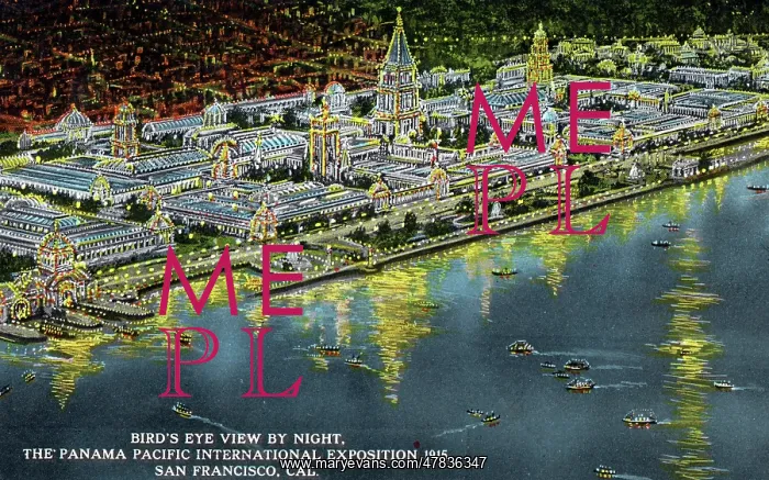 : The Panama Pacific International Exposition by Night : The Panama Pacific International Exposition by Night