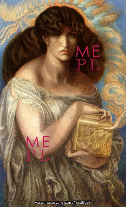 : Pandora, by D G Rossetti : Pandora, by D G Rossetti