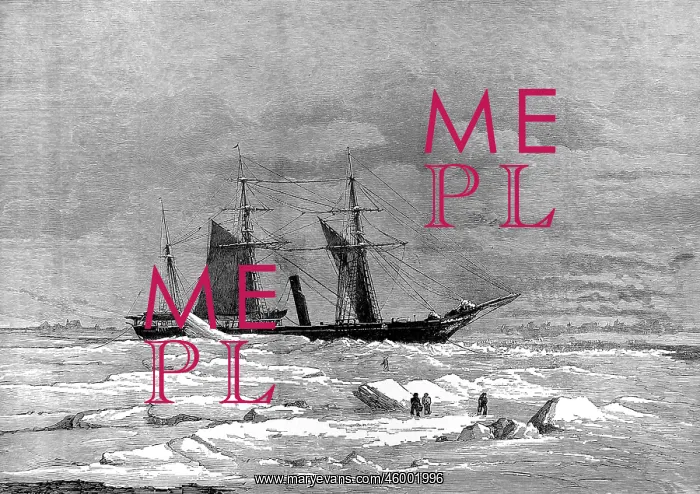 : The Pandora in Peel's Strait 1875 : The Pandora in Peel's Strait 1875