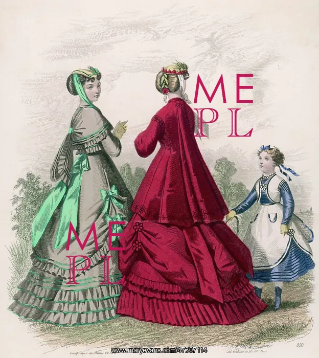 : Pannier Skirts of 1868 : Pannier Skirts of 1868