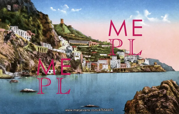 : Panorama of Amalfi, Italy : Panorama of Amalfi, Italy