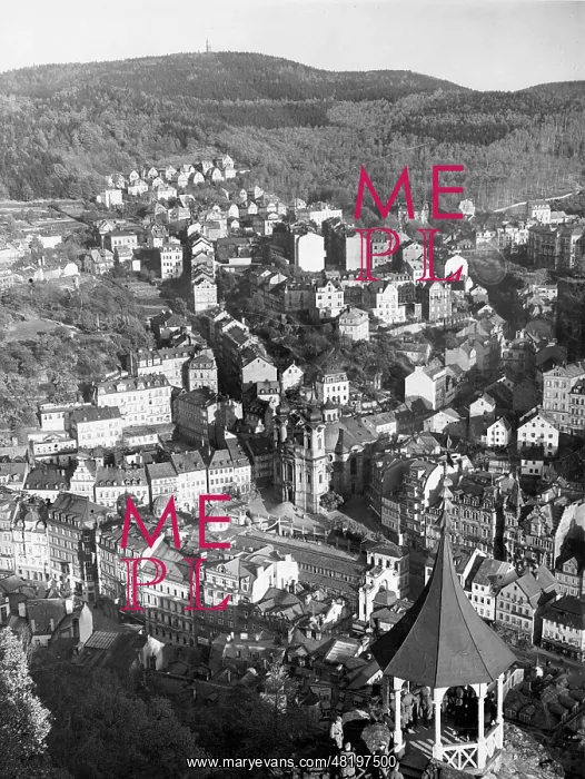 : Panorama of Karlovy Vary : Panorama of Karlovy Vary