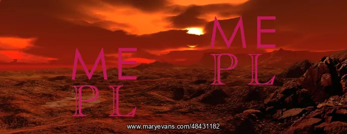 : Panorama of a landscape on Venus : Panorama of a landscape on Venus