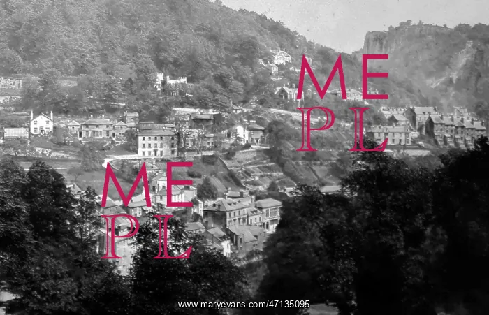  : Panorama of Matlock Bath, Victorian period
