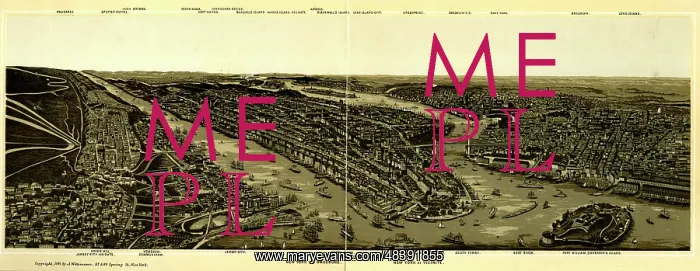  : Panorama of New York, USA