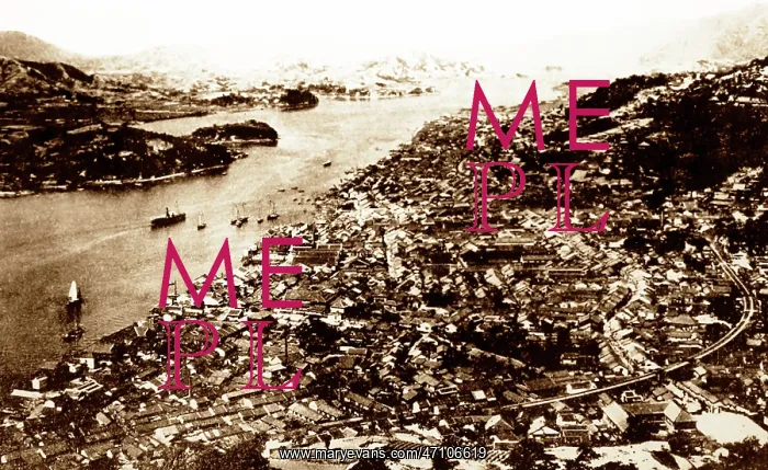  : Panorama of Onomichi, Japan, early 1900s
