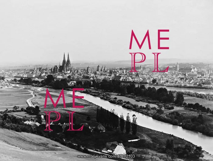 : Panorama of Regensburg, 1915 : Panorama of Regensburg, 1915