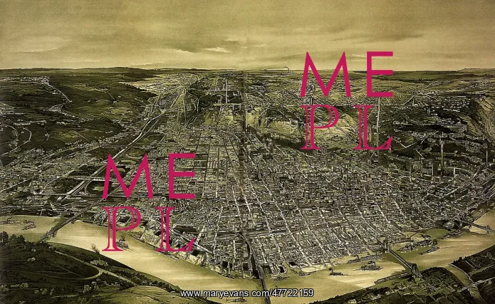 : Panoramic View, City of Cincinnati, USA 1900 : Panoramic View, City of Cincinnati, USA 1900