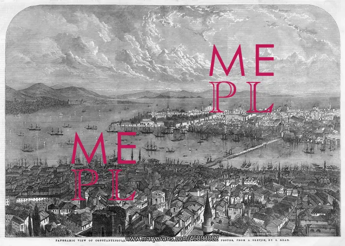 : Panoramic View of Constantinople 1853 : Panoramic View of Constantinople 1853