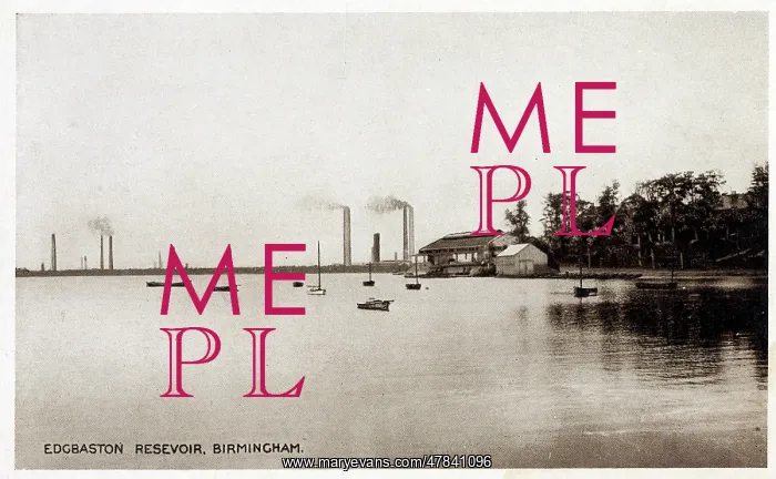 : Panoramic view of Edgbaston Reservoir, Birmingham : Panoramic view of Edgbaston Reservoir, Birmingham