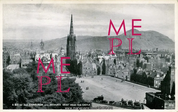 : Panoramic View, Edinburgh, Midlothian : Panoramic View, Edinburgh, Midlothian