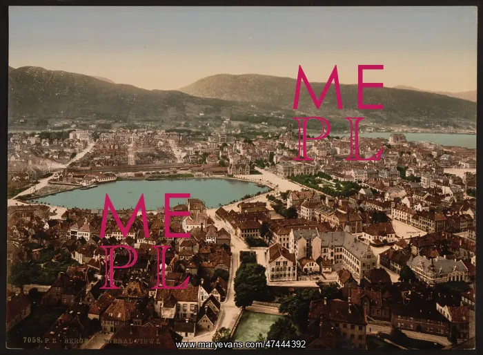 : Panoramic view, I, Bergen, Norway : Panoramic view, I, Bergen, Norway