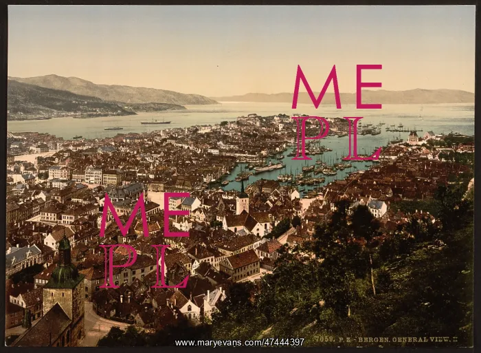 : Panoramic view, II, Bergen, Norway : Panoramic view, II, Bergen, Norway