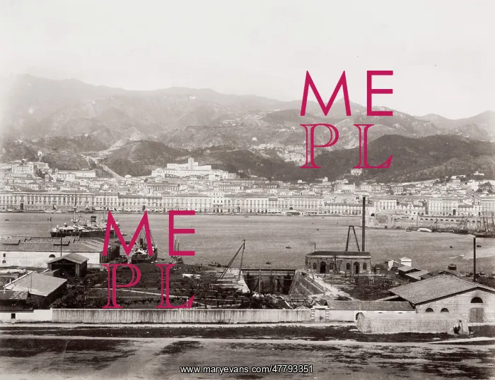  : Panoramic view of Messina, Italy