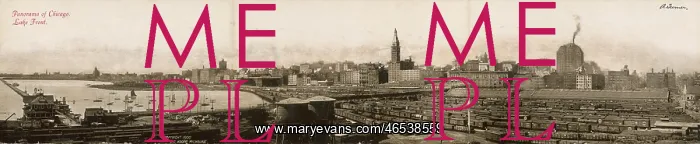 : Panoramic view of the Port of Chicago : Panoramic view of the Port of Chicago