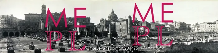 : Panoramic view of Roman Forum looking towards ? : Panoramic view of Roman Forum looking towards ?