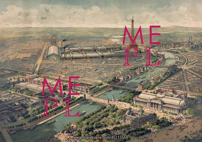 : Panoramic view of the Universal Exposition ? : Panoramic view of the Universal Exposition ?