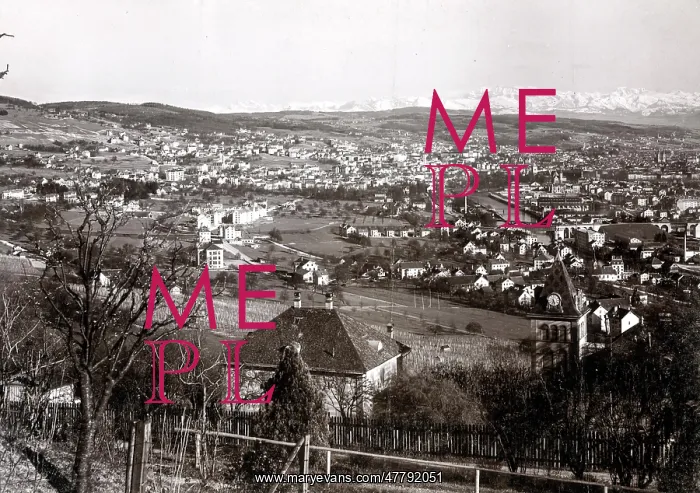: Panoramic view of Zurich, Switzerland : Panoramic view of Zurich, Switzerland