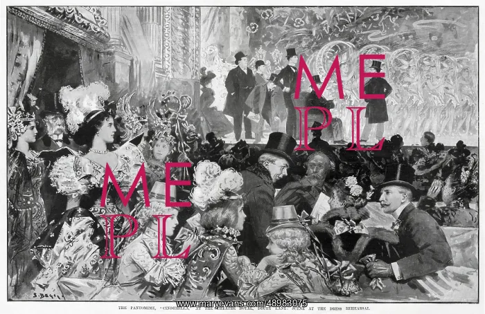 : Pantomime, Cinderella, at the Theatre Royal, Drury Lane 1895 : Pantomime, Cinderella, at the Theatre Royal, Drury Lane 1895